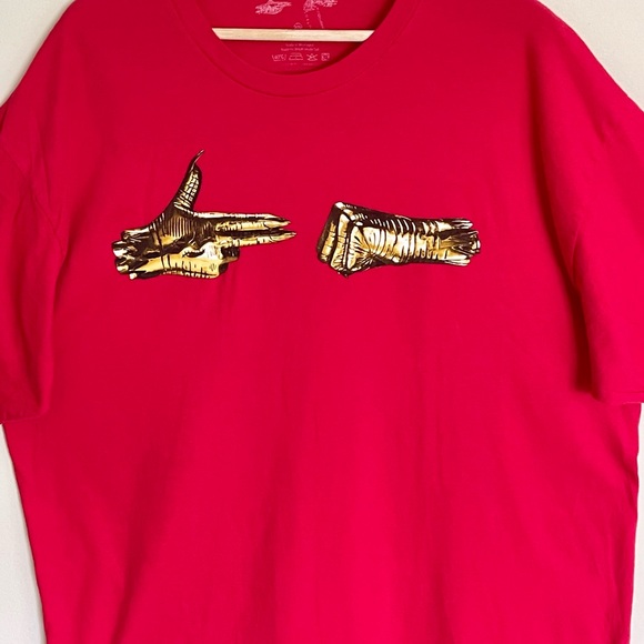 Run The Jewels RTJ1 Red Gold Graphic Album T Shirt Adult size XXL - Picture 3 of 8